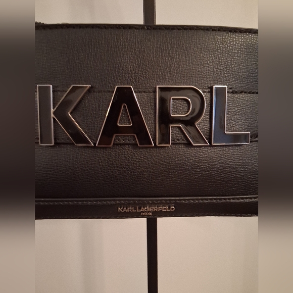 Karl Lagerfeld Black Shoulder Bag - Picture 3 of 14